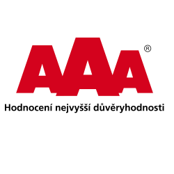I letos jsme získali Hodnocení nejvyšší důvěryhodnosti AAA