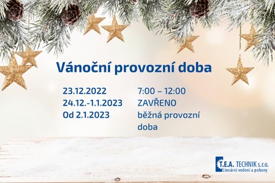 Vánoční provozní doba