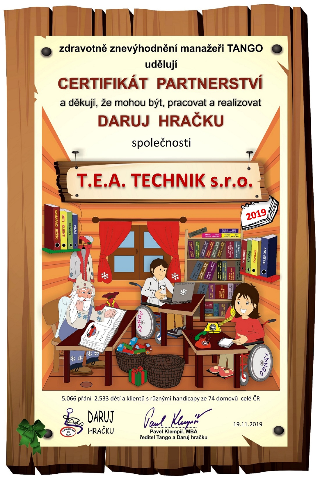 Daruj hračku